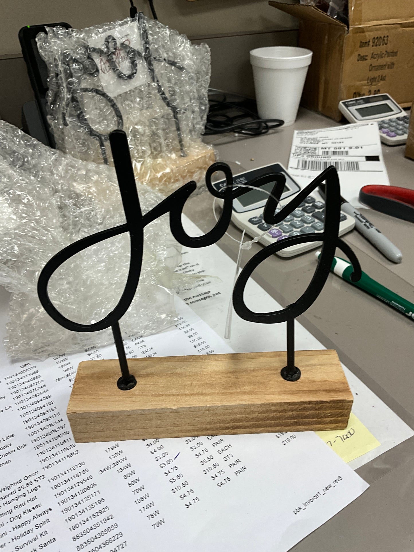 Christmas Primatives by Kathy Joy Sign