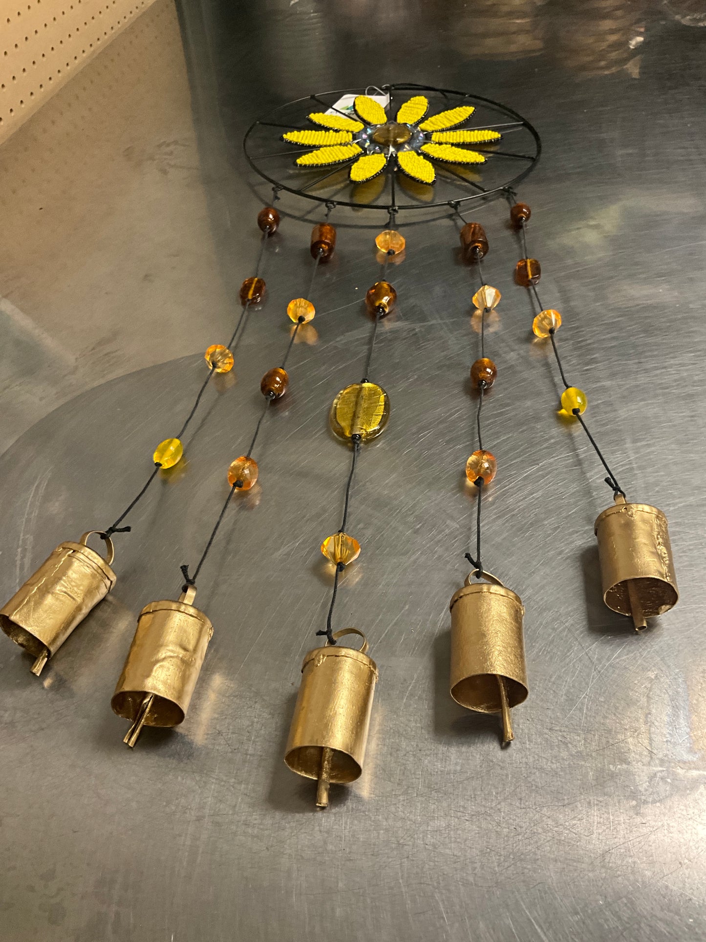 Evergreen Sunflower Wind Chime