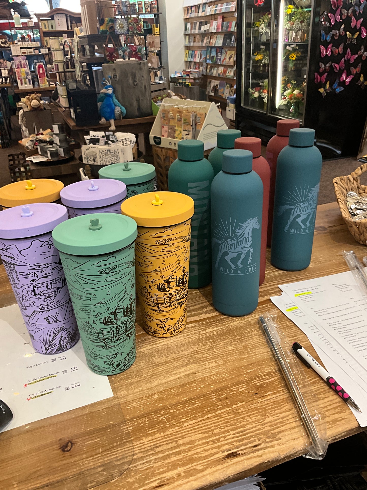 The Montana Scene Water Bottle/Tumbler