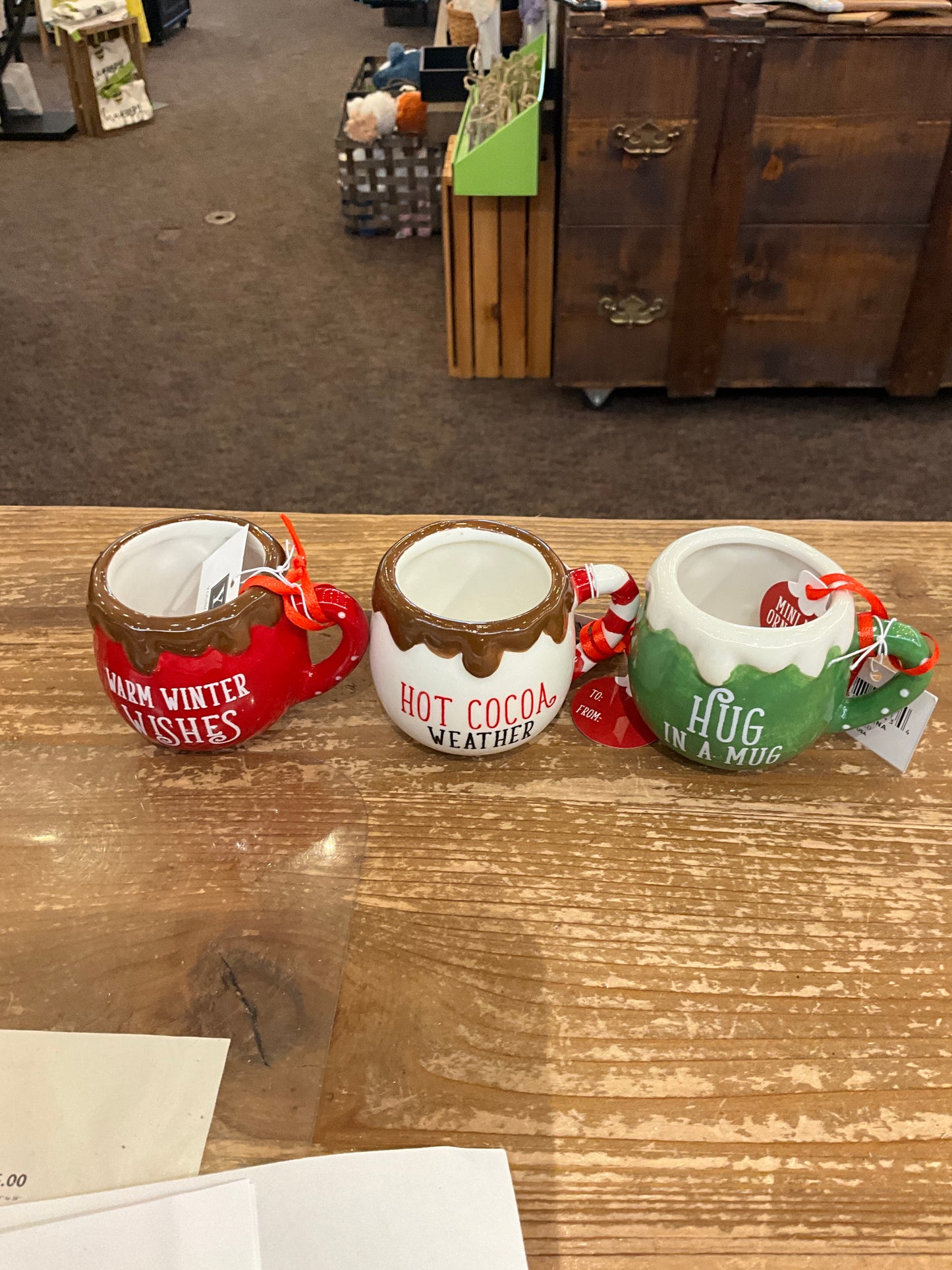 Christmas Cocoa & Cookies Coffee Ornament