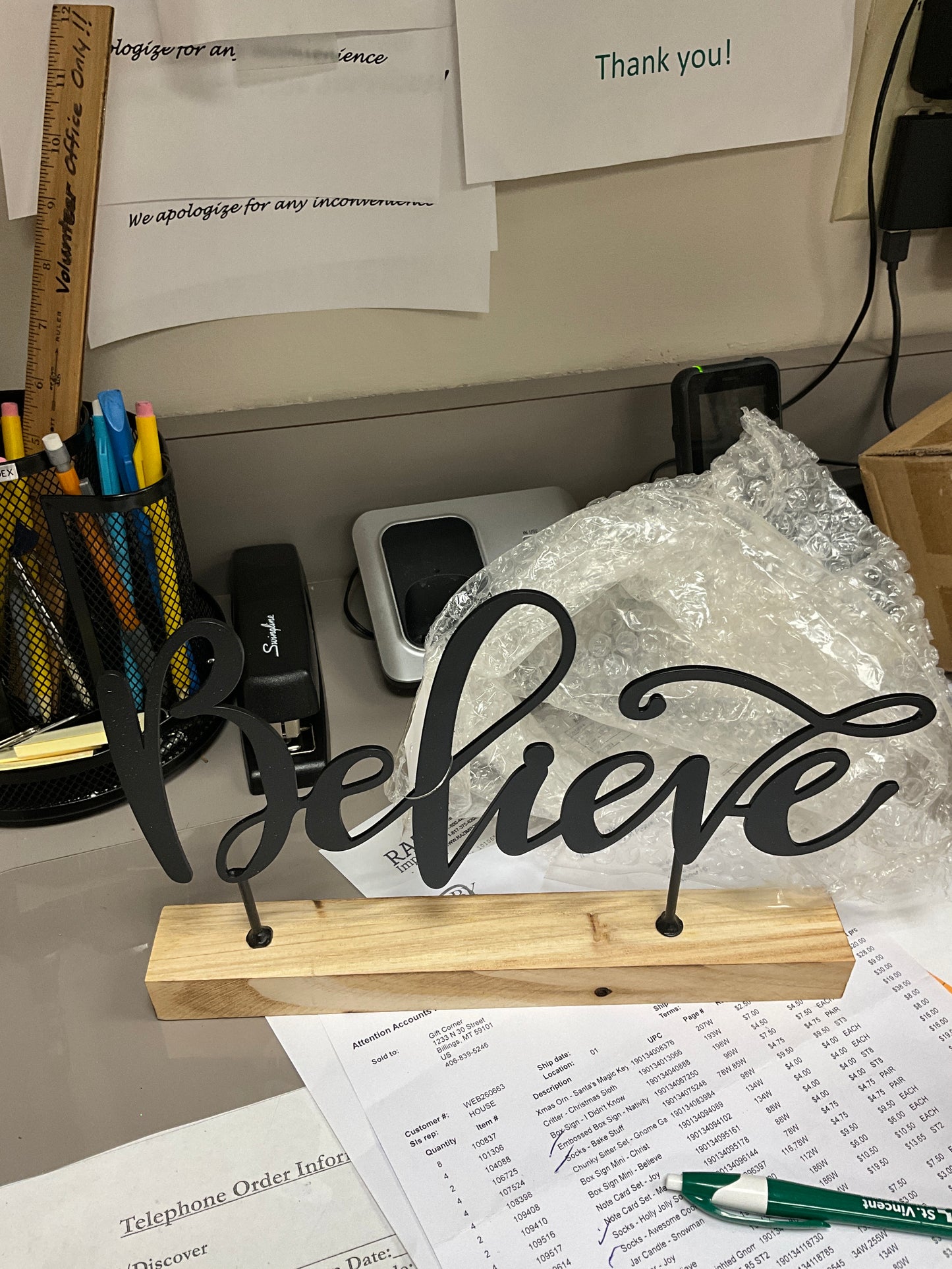 Christmas Primatives by Kathy Believe Sign