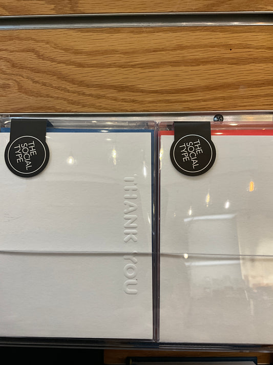 The Social Type Box Thank You Cards