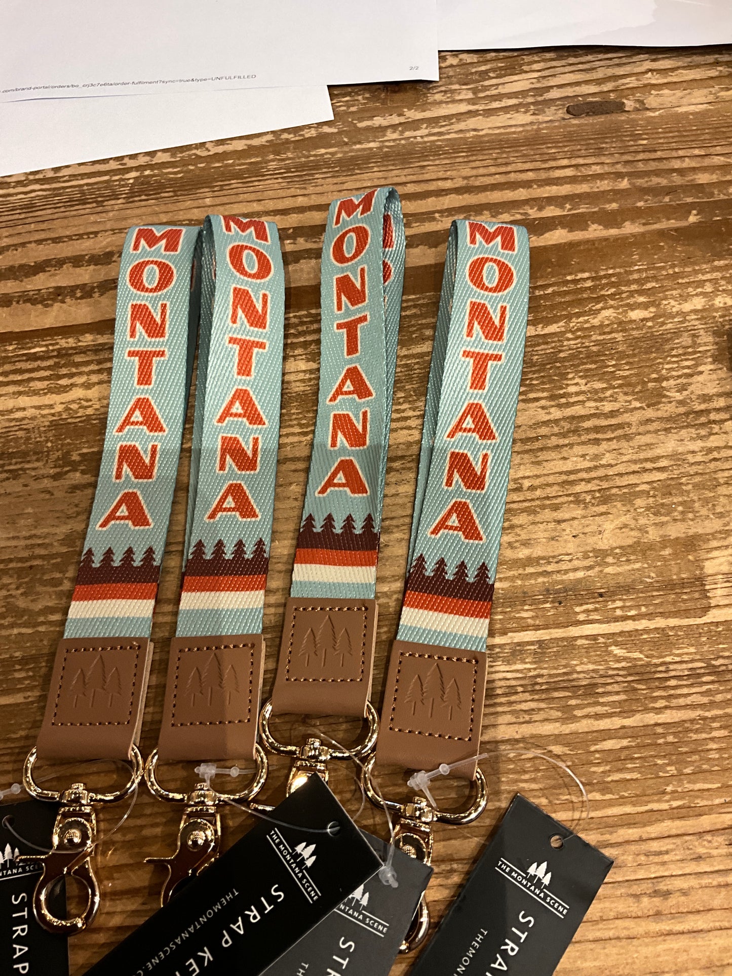 The Montana Scene Keychain