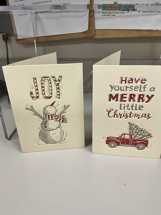 Christmas Primatives by Kathy Cards Blank
