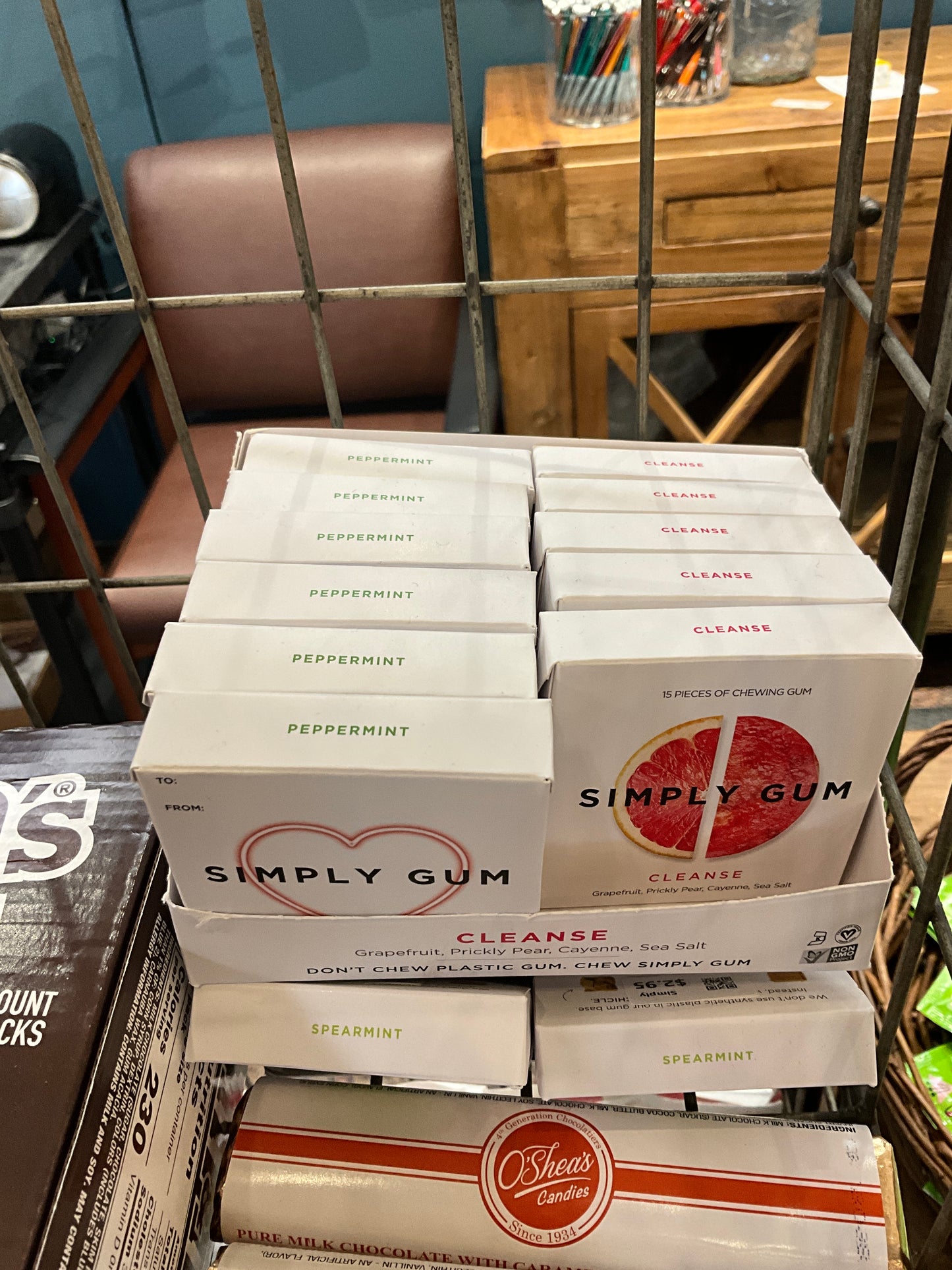 Simply Gum, Mints, Fruit Bites, Candy Bar