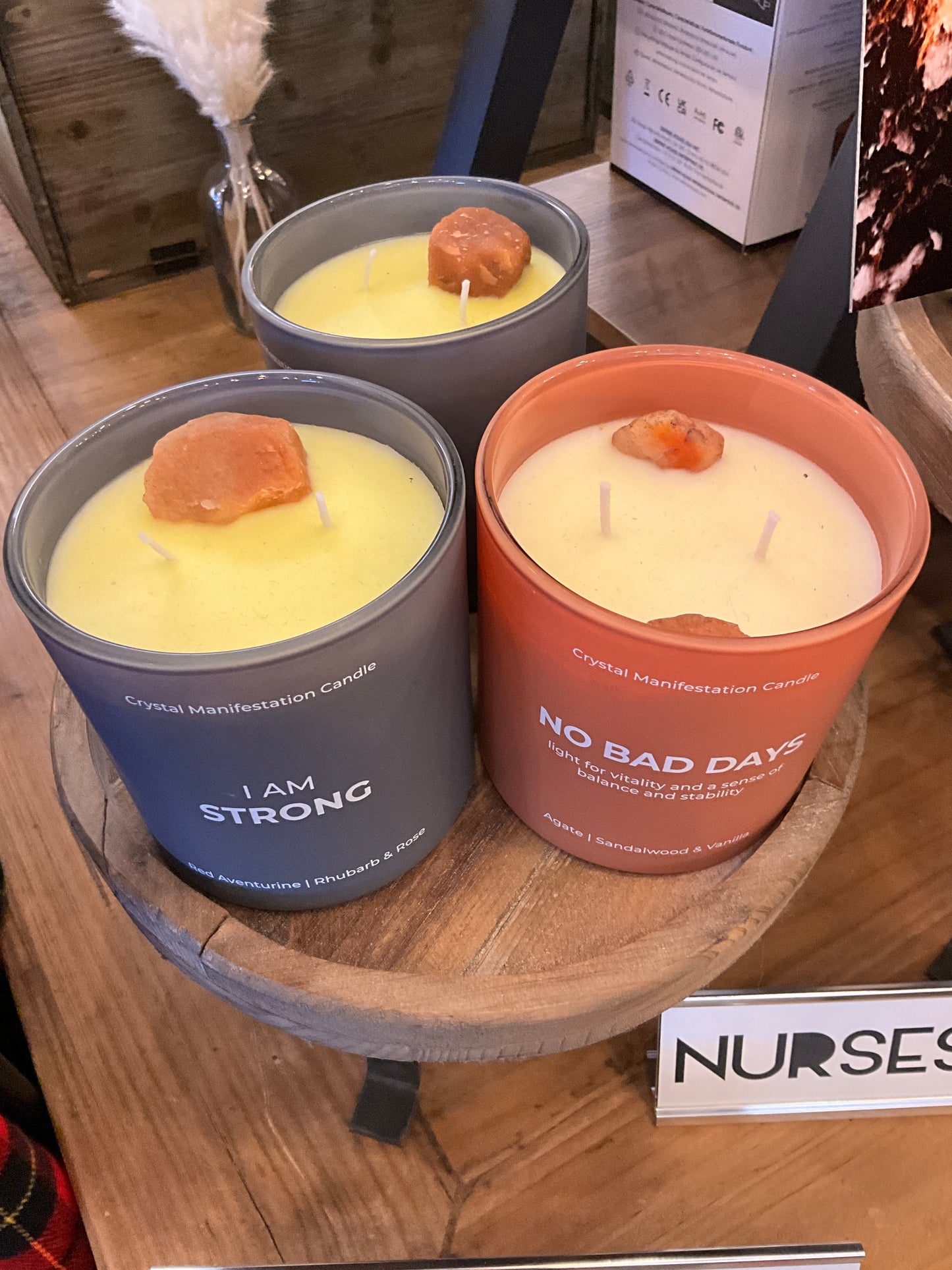 Karen Alwell Studio Crystal Manifestation Candle