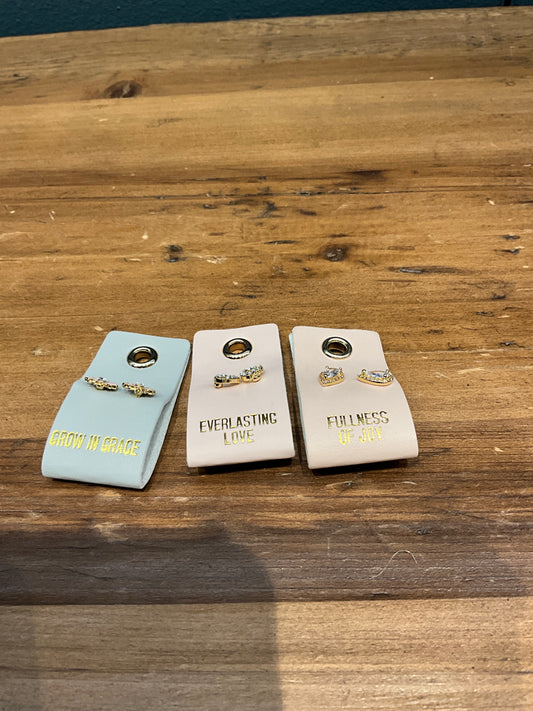 Faithworks Studded Earrings