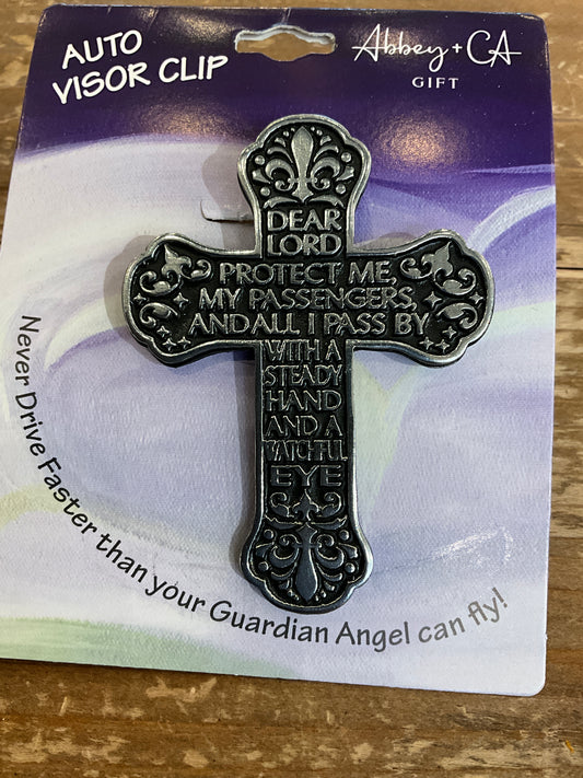 Christian Brands Catholic Motorist Prayer Cross