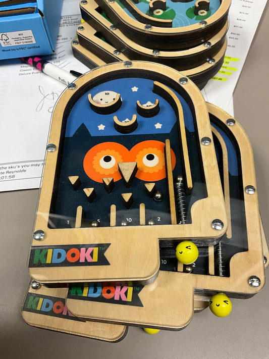 Kikkerland Design Inc Wooden Pinball