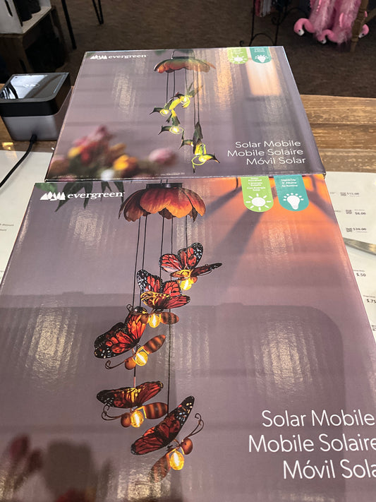 Evergreen Solar Mobile/Humming Birds/Monarch Butterflies