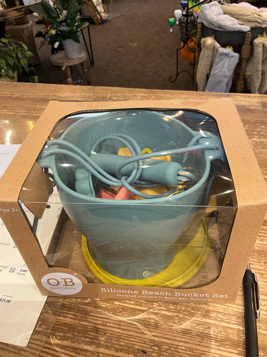 OB Designs Silicone Beach Bucket Set